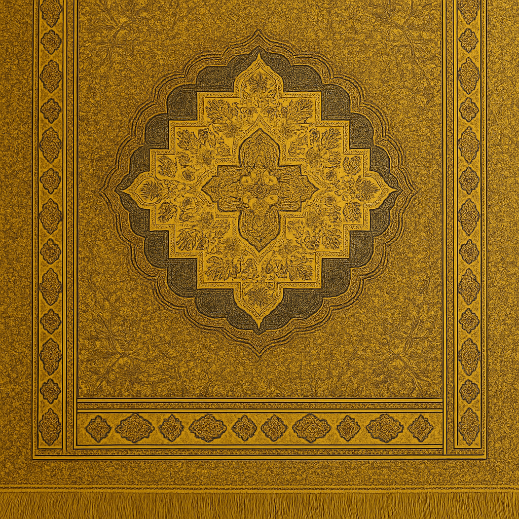 Premium Multani Single Bedsheet with Traditional Motif Design