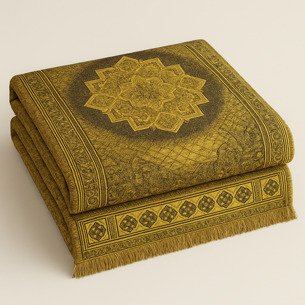 Premium Multani Single Bedsheet with Traditional Motif Design