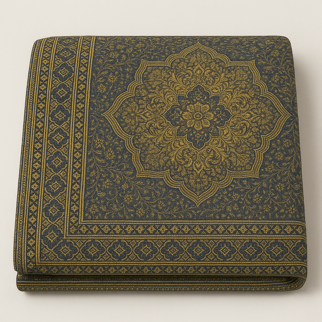 Luxury Multani Bedsheet with Intricate Traditional Design